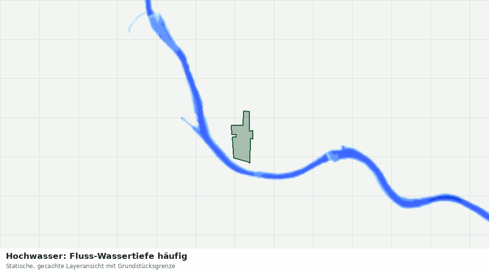 Statische Kartenansicht: Hochwasser: Fluss-Wassertiefe häufig