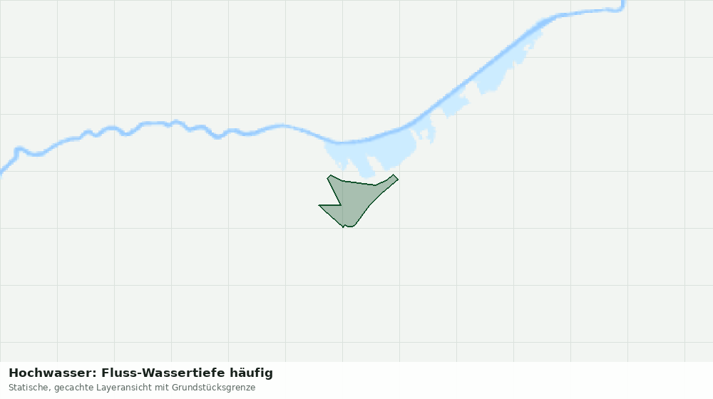 Statische Kartenansicht: Hochwasser: Fluss-Wassertiefe häufig