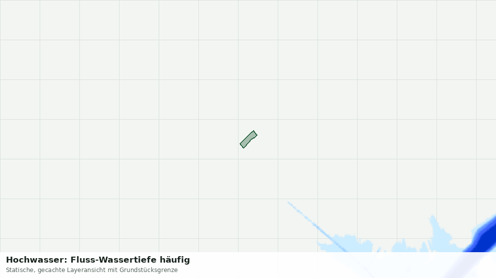 Statische Kartenansicht: Hochwasser: Fluss-Wassertiefe häufig