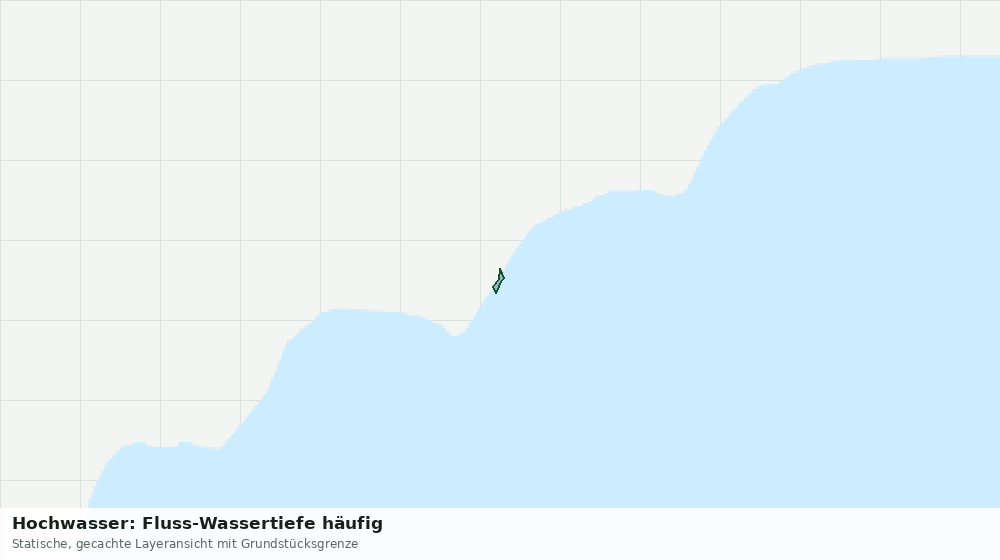 Statische Kartenansicht: Hochwasser: Fluss-Wassertiefe häufig
