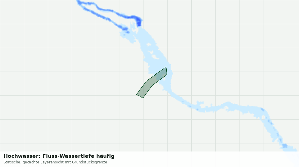 Statische Kartenansicht: Hochwasser: Fluss-Wassertiefe häufig