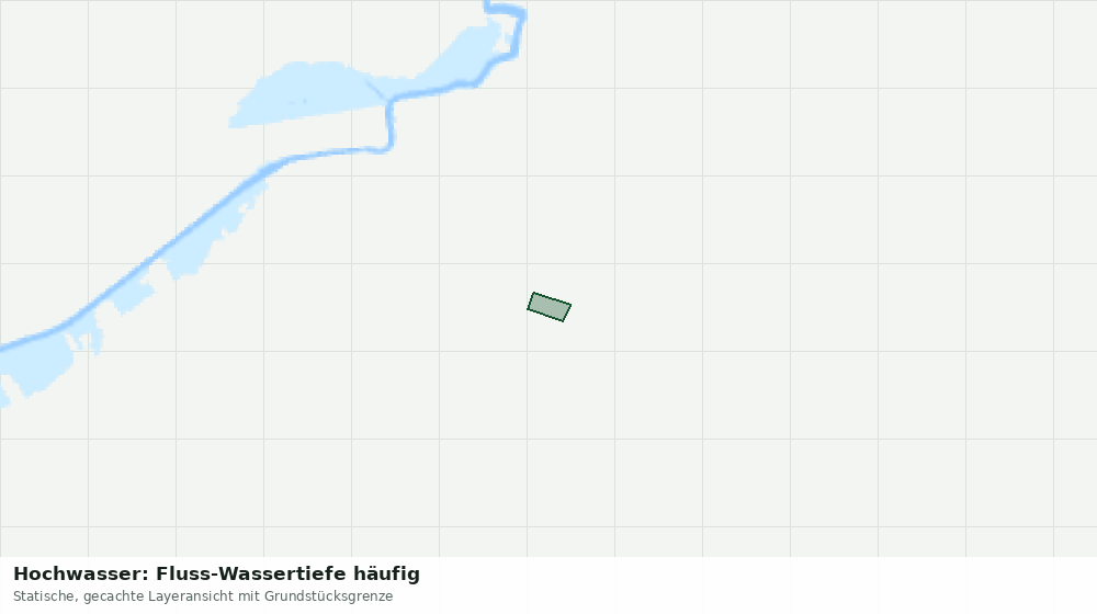 Statische Kartenansicht: Hochwasser: Fluss-Wassertiefe häufig