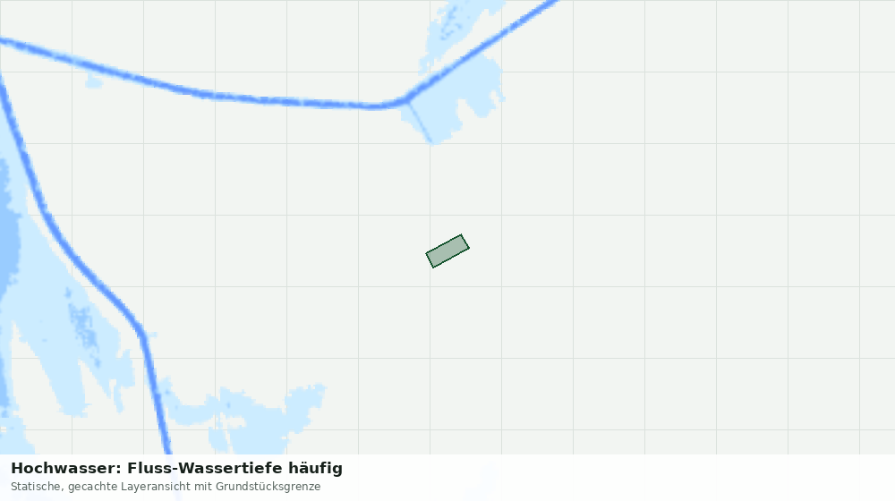 Statische Kartenansicht: Hochwasser: Fluss-Wassertiefe häufig