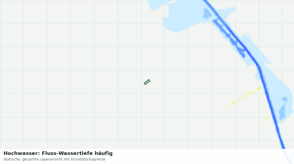 Statische Kartenansicht: Hochwasser: Fluss-Wassertiefe häufig