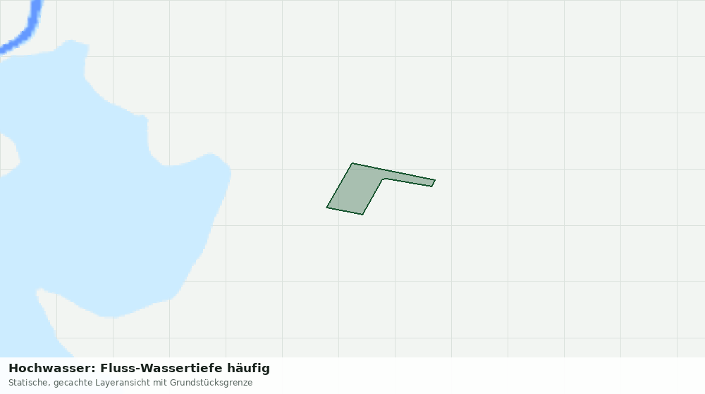 Statische Kartenansicht: Hochwasser: Fluss-Wassertiefe häufig