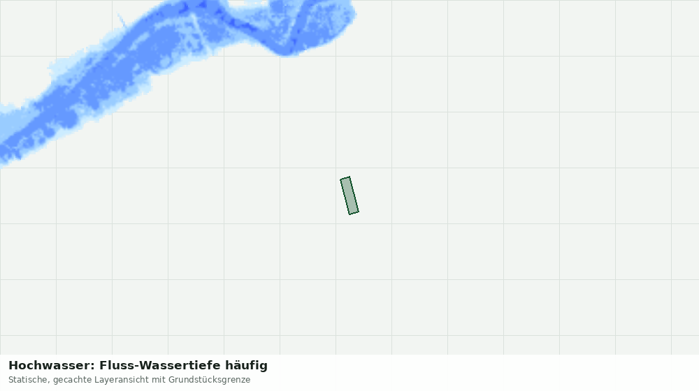 Statische Kartenansicht: Hochwasser: Fluss-Wassertiefe häufig