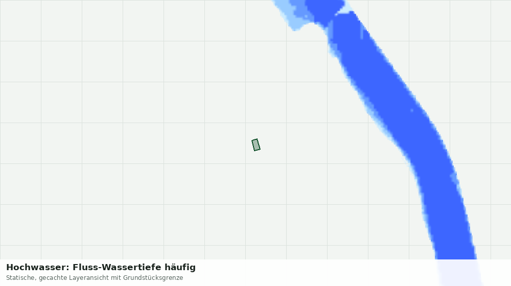 Statische Kartenansicht: Hochwasser: Fluss-Wassertiefe häufig