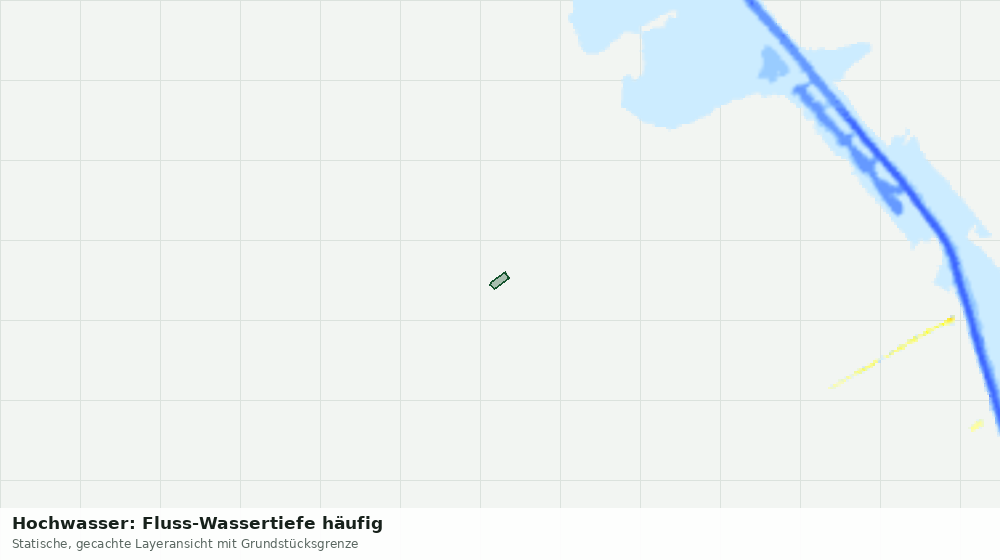 Statische Kartenansicht: Hochwasser: Fluss-Wassertiefe häufig