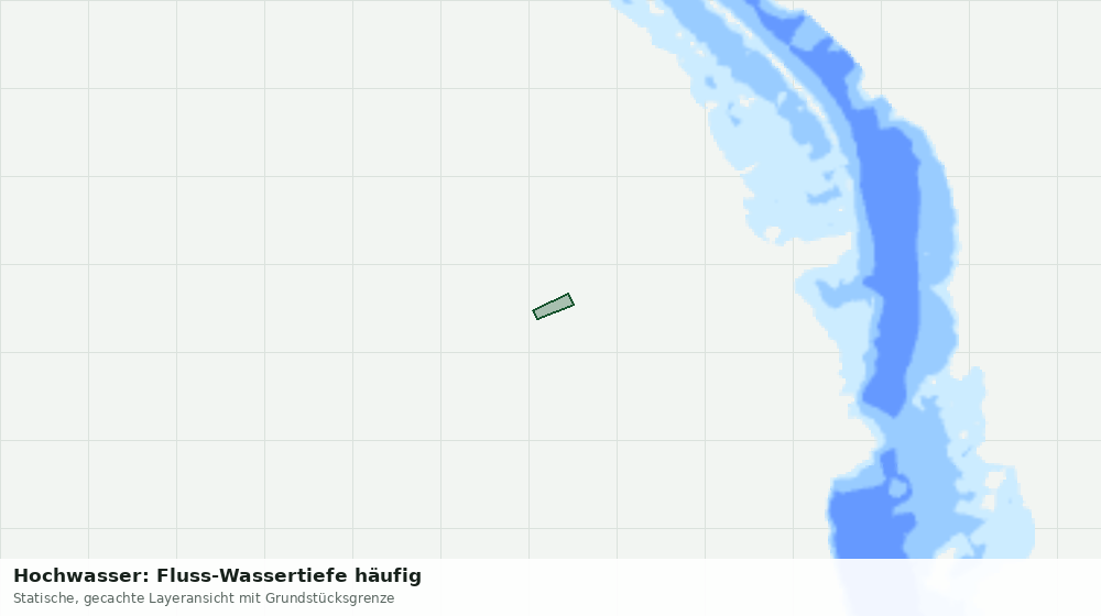 Statische Kartenansicht: Hochwasser: Fluss-Wassertiefe häufig