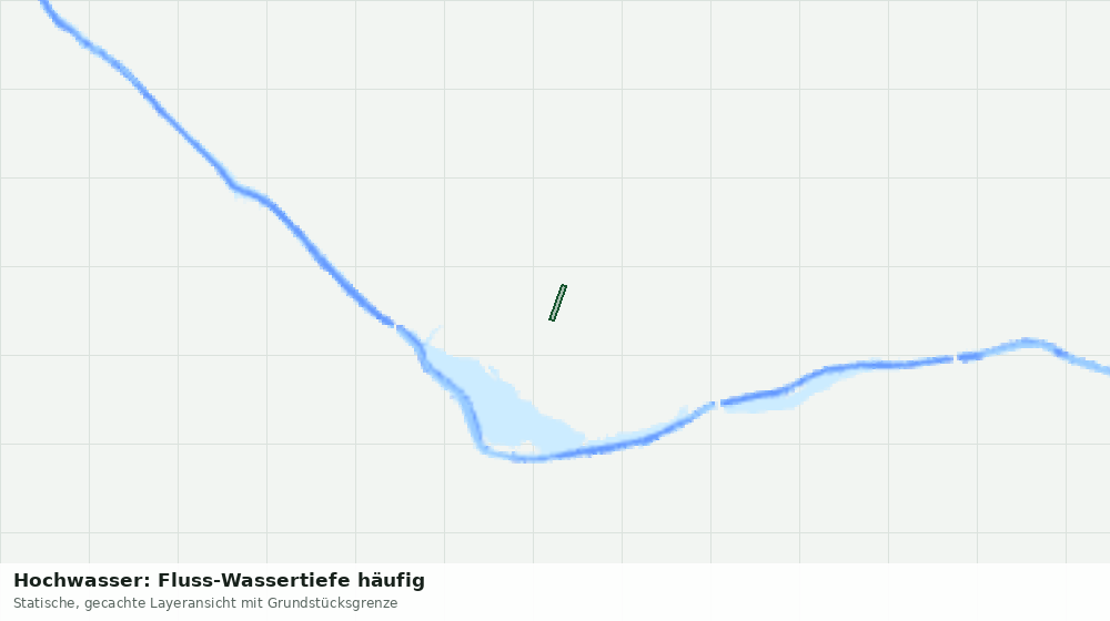 Statische Kartenansicht: Hochwasser: Fluss-Wassertiefe häufig