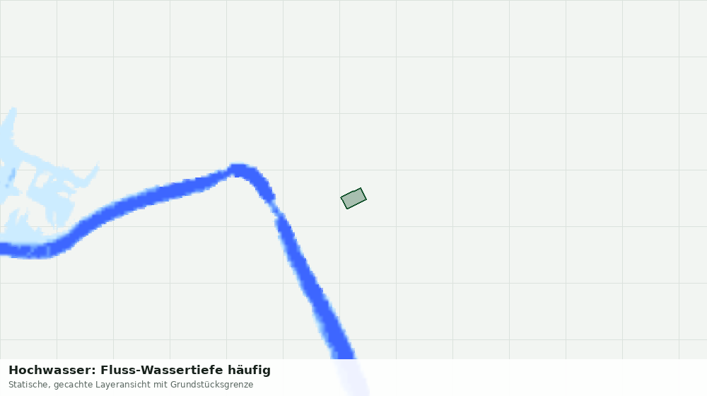 Statische Kartenansicht: Hochwasser: Fluss-Wassertiefe häufig
