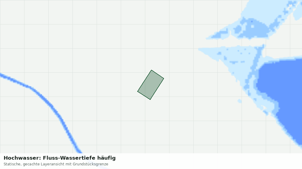 Statische Kartenansicht: Hochwasser: Fluss-Wassertiefe häufig