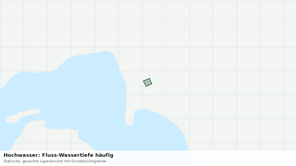 Statische Kartenansicht: Hochwasser: Fluss-Wassertiefe häufig
