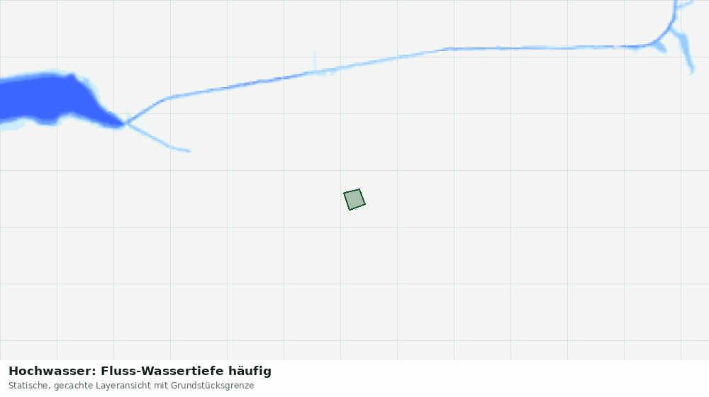 Statische Kartenansicht: Hochwasser: Fluss-Wassertiefe häufig