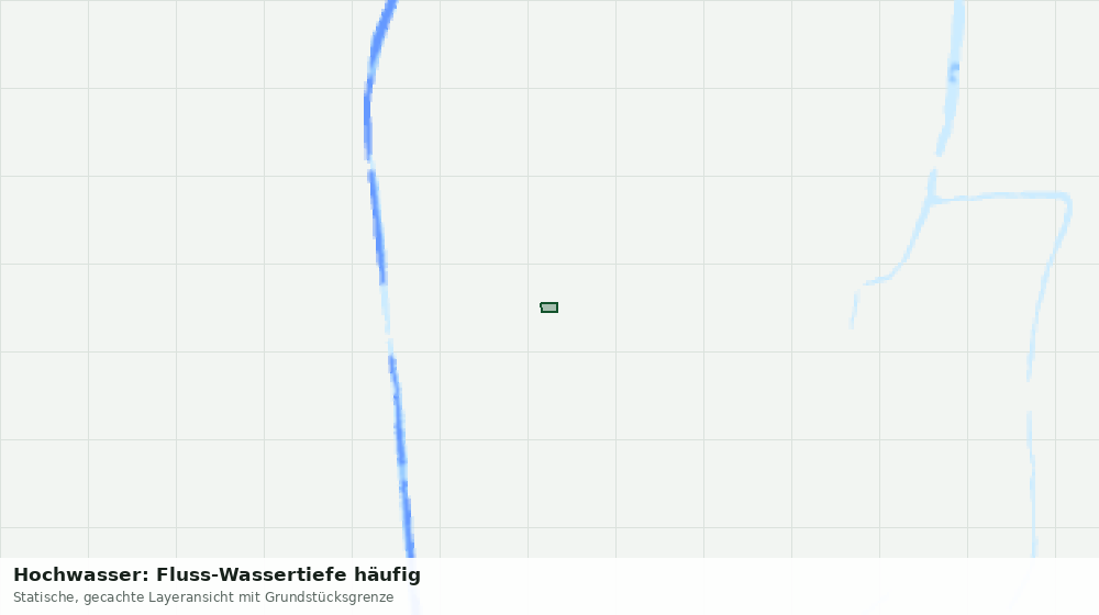 Statische Kartenansicht: Hochwasser: Fluss-Wassertiefe häufig