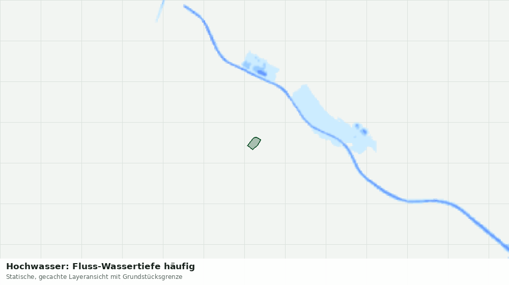 Statische Kartenansicht: Hochwasser: Fluss-Wassertiefe häufig