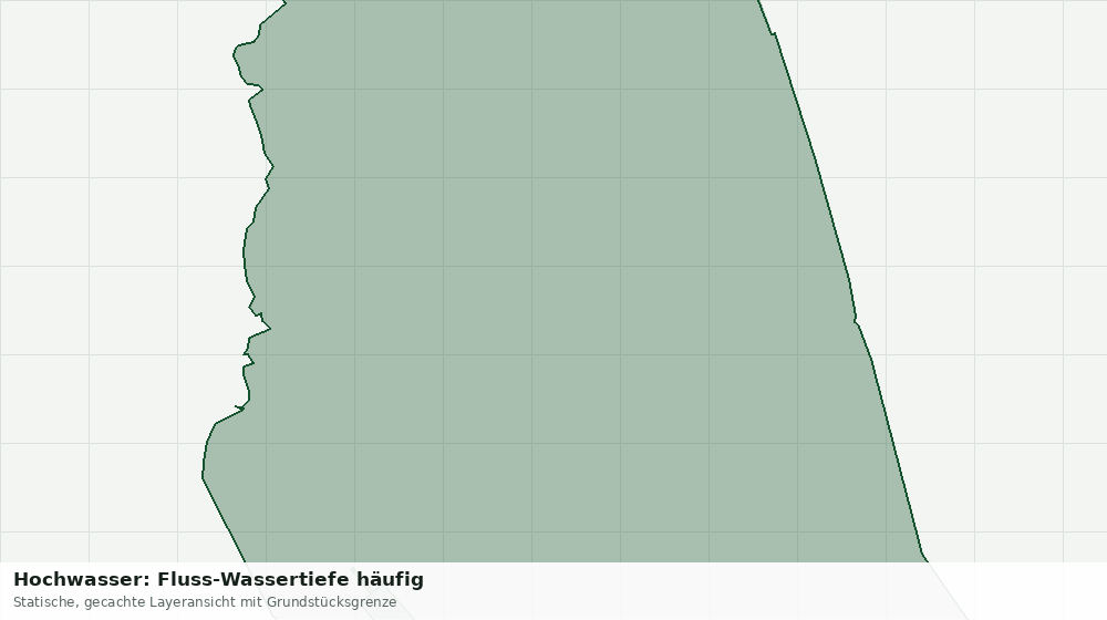 Statische Kartenansicht: Hochwasser: Fluss-Wassertiefe häufig