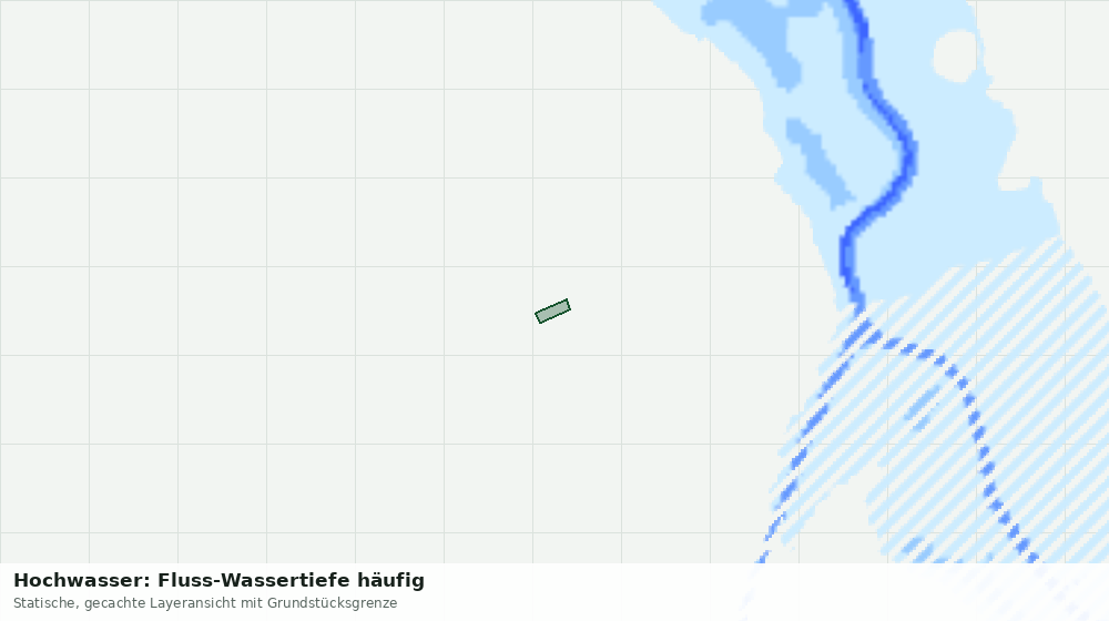 Statische Kartenansicht: Hochwasser: Fluss-Wassertiefe häufig