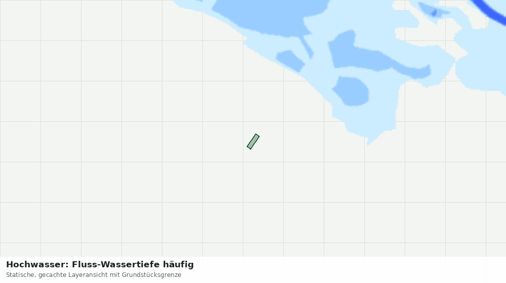 Statische Kartenansicht: Hochwasser: Fluss-Wassertiefe häufig