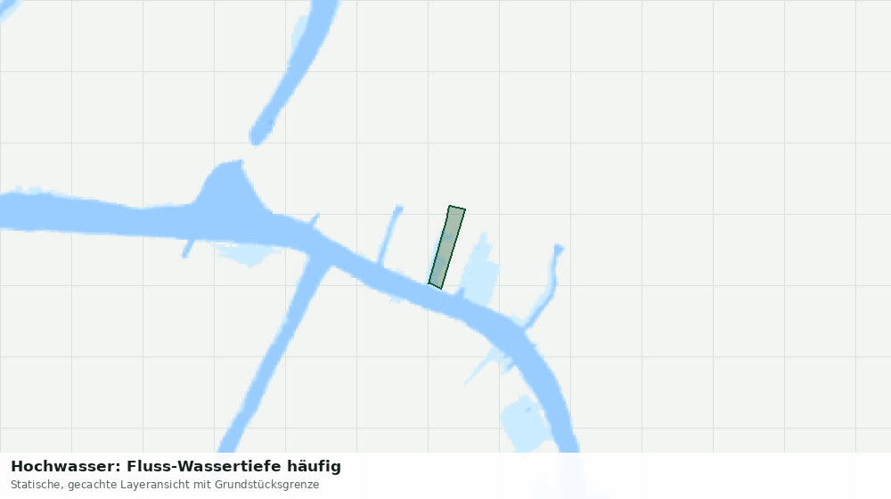 Statische Kartenansicht: Hochwasser: Fluss-Wassertiefe häufig