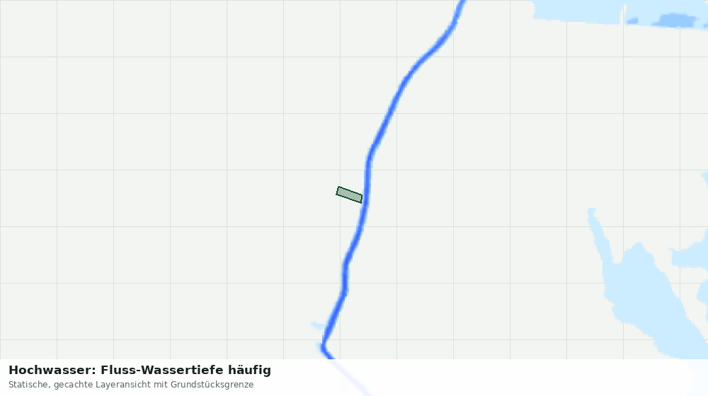 Statische Kartenansicht: Hochwasser: Fluss-Wassertiefe häufig