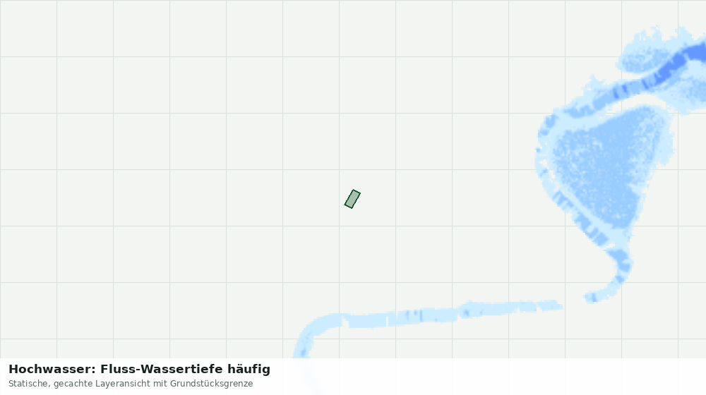 Statische Kartenansicht: Hochwasser: Fluss-Wassertiefe häufig
