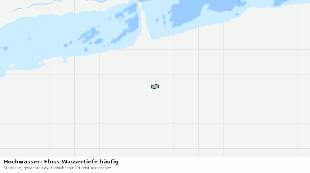 Statische Kartenansicht: Hochwasser: Fluss-Wassertiefe häufig