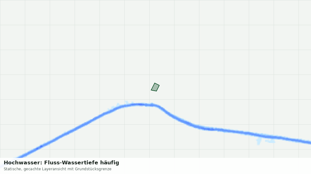 Statische Kartenansicht: Hochwasser: Fluss-Wassertiefe häufig
