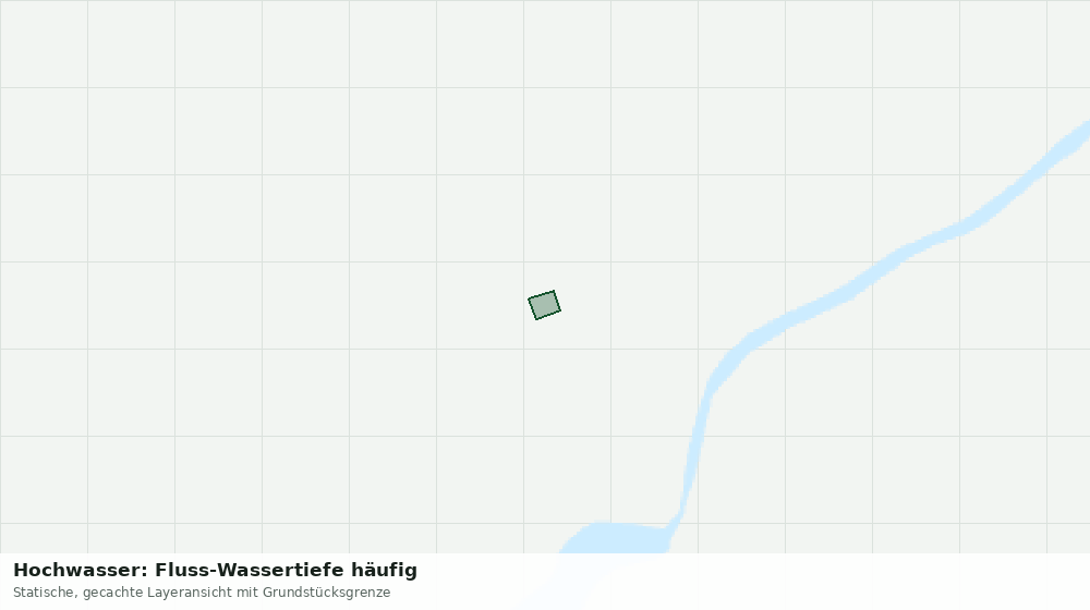 Statische Kartenansicht: Hochwasser: Fluss-Wassertiefe häufig