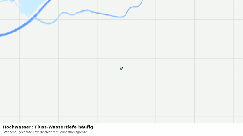 Statische Kartenansicht: Hochwasser: Fluss-Wassertiefe häufig