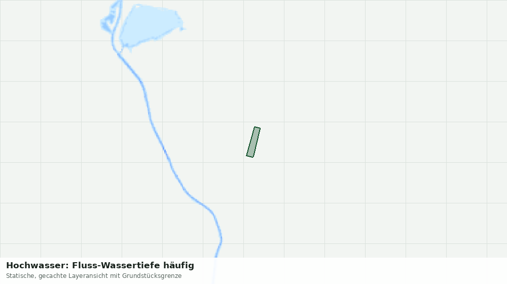 Statische Kartenansicht: Hochwasser: Fluss-Wassertiefe häufig