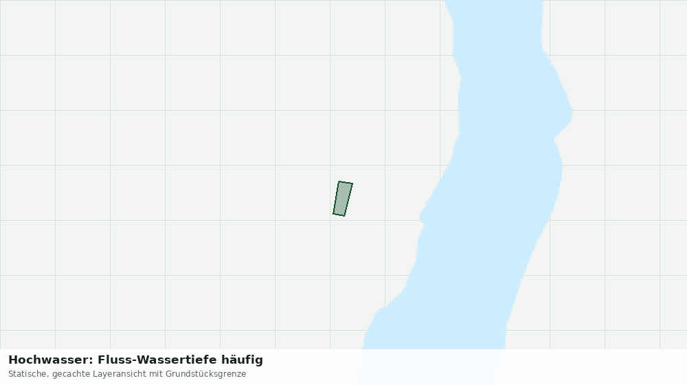 Statische Kartenansicht: Hochwasser: Fluss-Wassertiefe häufig