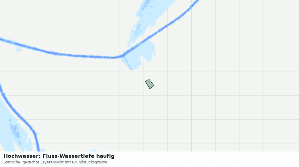 Statische Kartenansicht: Hochwasser: Fluss-Wassertiefe häufig