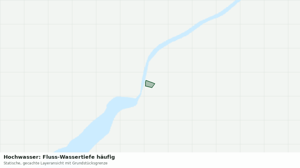 Statische Kartenansicht: Hochwasser: Fluss-Wassertiefe häufig