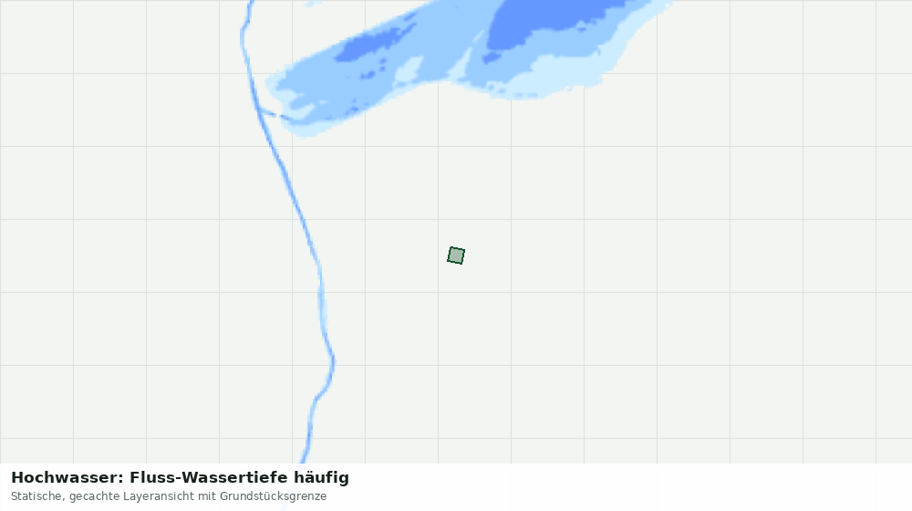 Statische Kartenansicht: Hochwasser: Fluss-Wassertiefe häufig