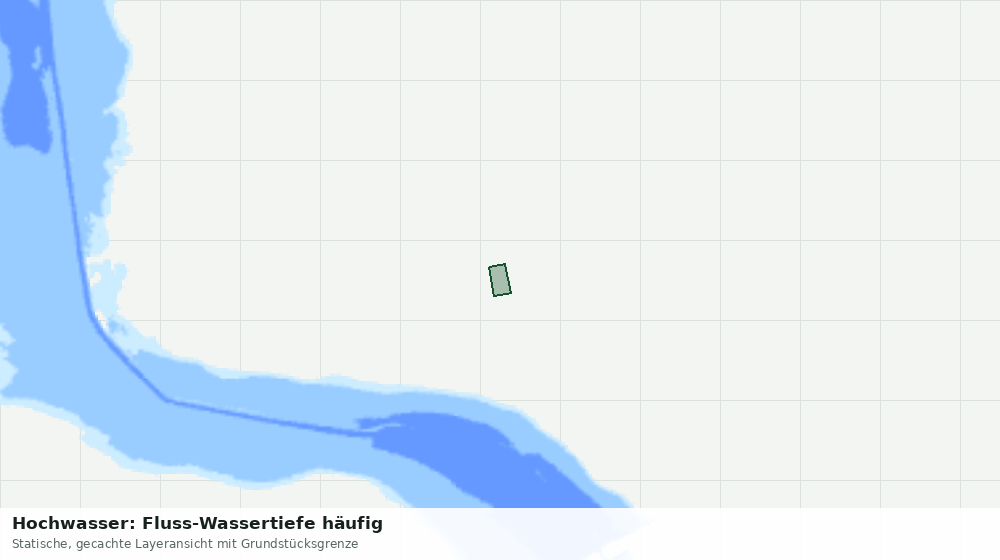 Statische Kartenansicht: Hochwasser: Fluss-Wassertiefe häufig