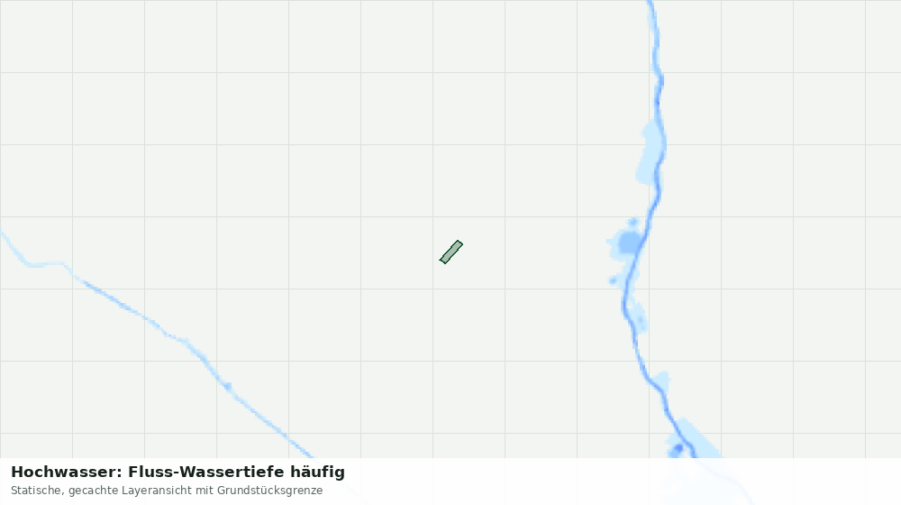 Statische Kartenansicht: Hochwasser: Fluss-Wassertiefe häufig