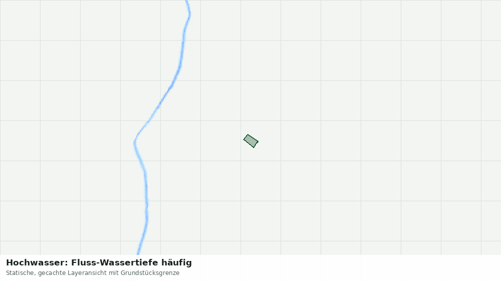Statische Kartenansicht: Hochwasser: Fluss-Wassertiefe häufig