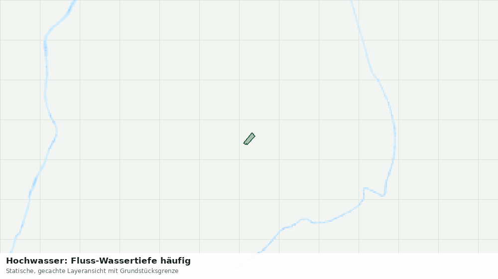 Statische Kartenansicht: Hochwasser: Fluss-Wassertiefe häufig