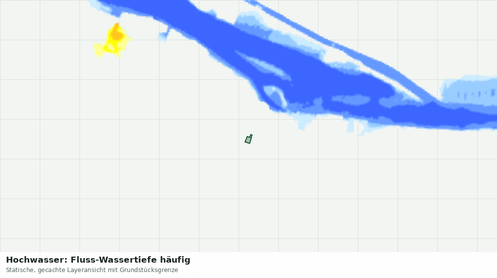 Statische Kartenansicht: Hochwasser: Fluss-Wassertiefe häufig