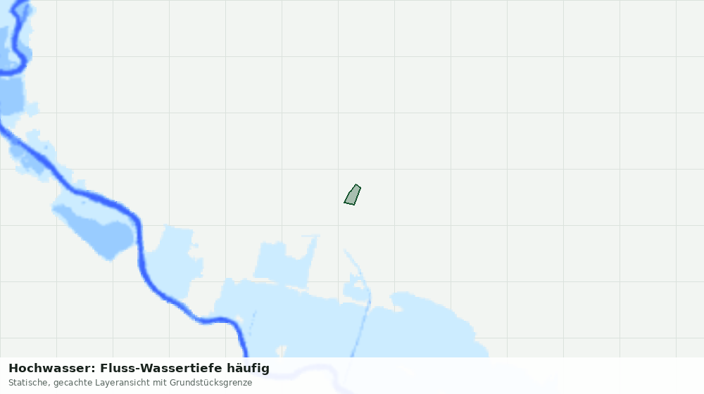 Statische Kartenansicht: Hochwasser: Fluss-Wassertiefe häufig