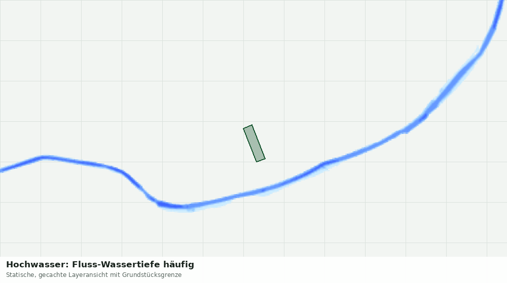 Statische Kartenansicht: Hochwasser: Fluss-Wassertiefe häufig