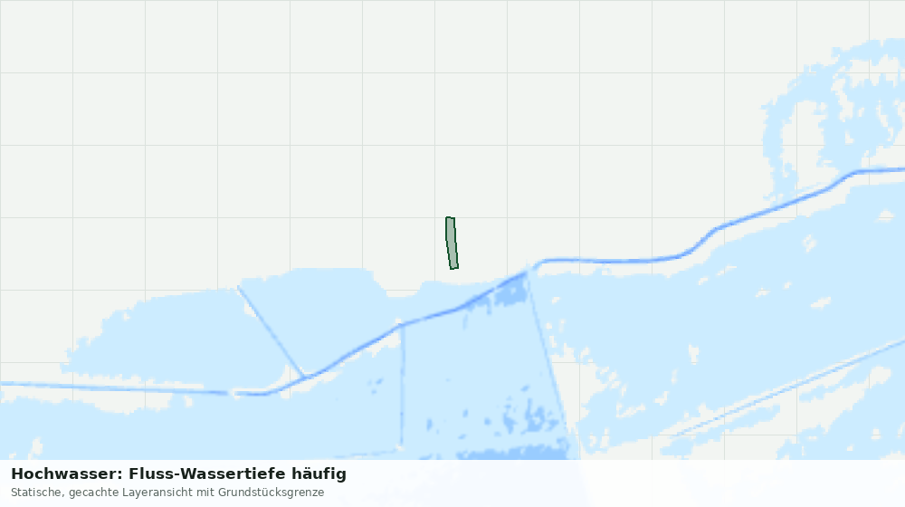 Statische Kartenansicht: Hochwasser: Fluss-Wassertiefe häufig