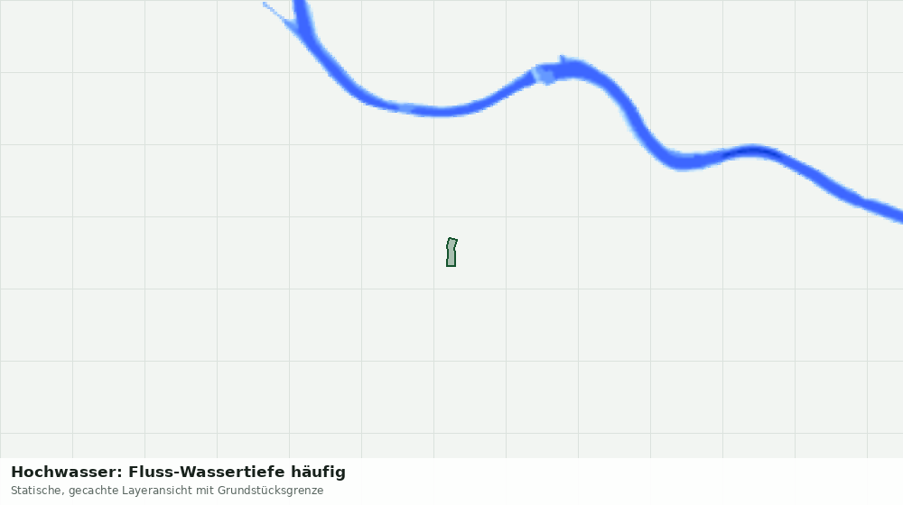 Statische Kartenansicht: Hochwasser: Fluss-Wassertiefe häufig