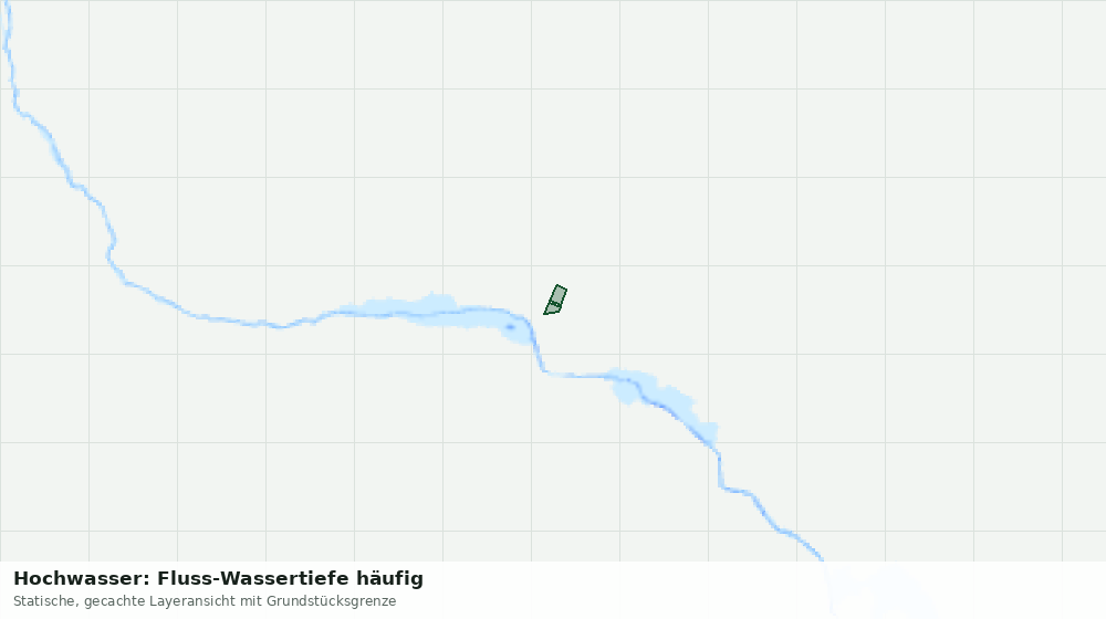 Statische Kartenansicht: Hochwasser: Fluss-Wassertiefe häufig