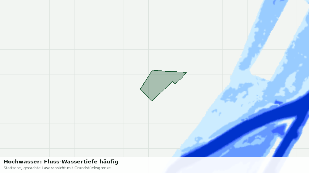Statische Kartenansicht: Hochwasser: Fluss-Wassertiefe häufig
