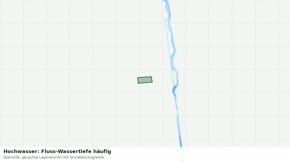 Statische Kartenansicht: Hochwasser: Fluss-Wassertiefe häufig