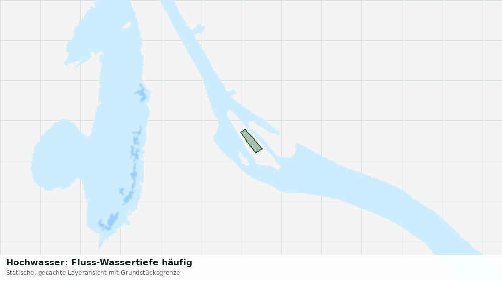 Statische Kartenansicht: Hochwasser: Fluss-Wassertiefe häufig