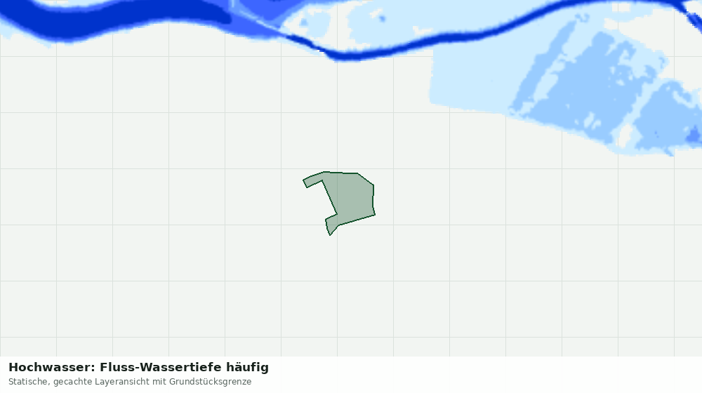 Statische Kartenansicht: Hochwasser: Fluss-Wassertiefe häufig