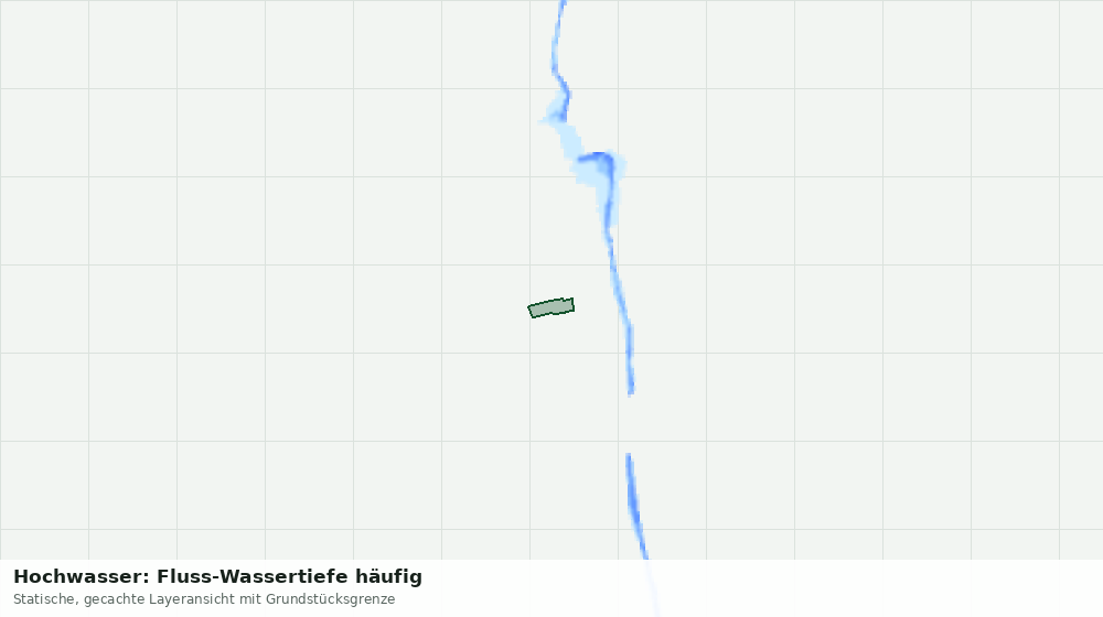 Statische Kartenansicht: Hochwasser: Fluss-Wassertiefe häufig